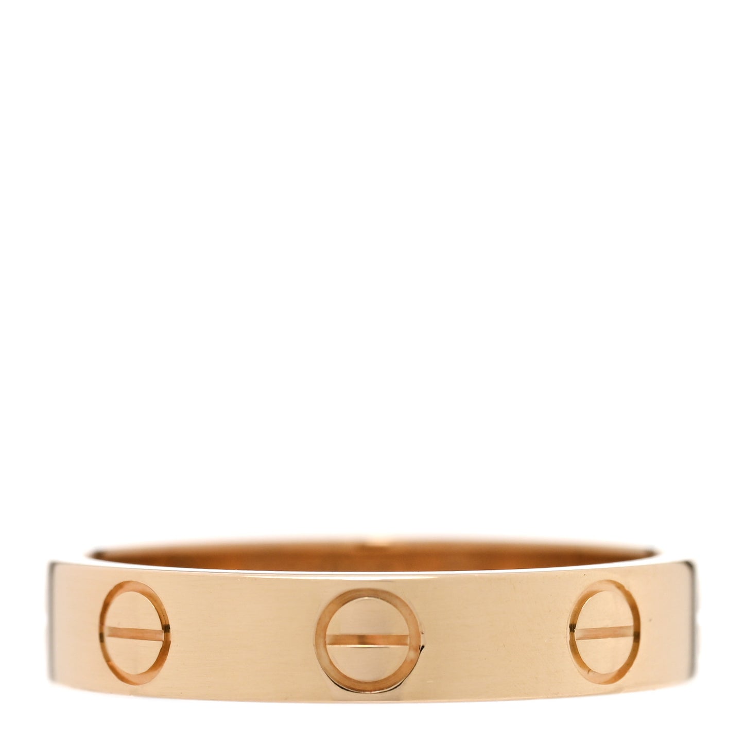 18K Yellow Gold 3.5mm LOVE Wedding Band Ring 51 5.75