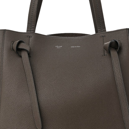 Celine Soft Grained Calfskin Small Belt Cabas Phantom Taupe 7 of 13