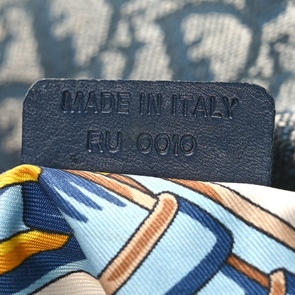 Christian Dior Monogram Saddle Bag Blue 7 of 9