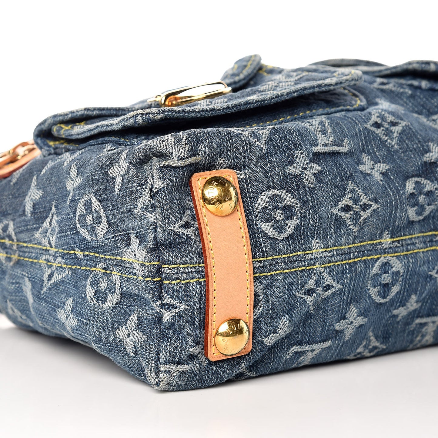 Monogram Denim Baggy PM Blue