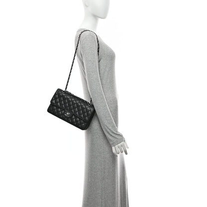 Chanel Caviar Quilted Medium Double Flap Black 2 of 10
