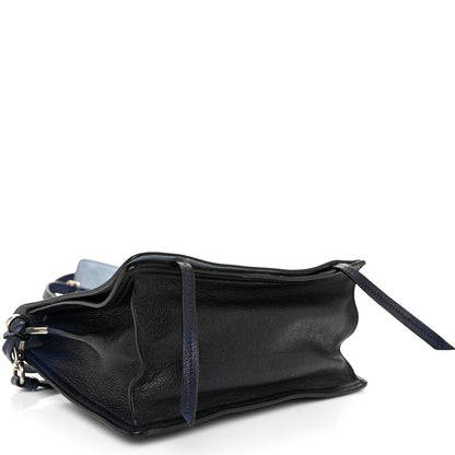 Prada Glace Calf Etiquette Flap Inchiostro Astrale 4 of 12