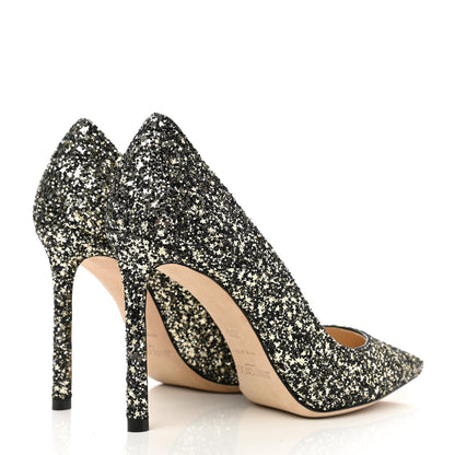 Jimmy Choo Coarse Star Glitter Romy 100 Pumps 35.5 Gold Mix 5 of 8