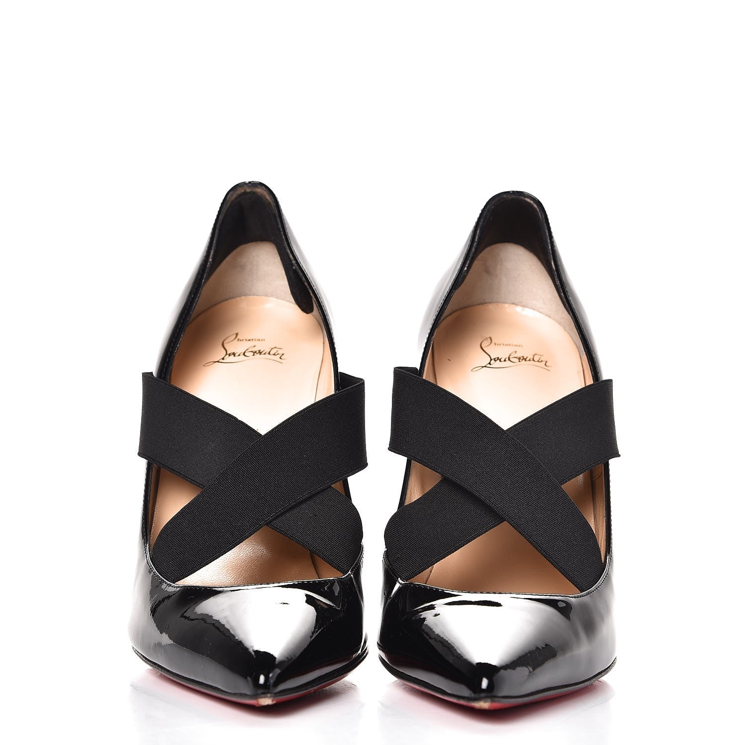 Christian Louboutin Patent Sharpstagram 100 Pumps 42 Black 2 of 9