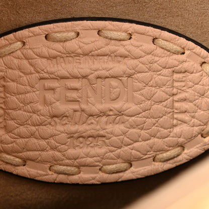 Fendi Cuoio Romano Selleria Mini Peekaboo Iconic Satchel Rosa Plaster 7 of 14
