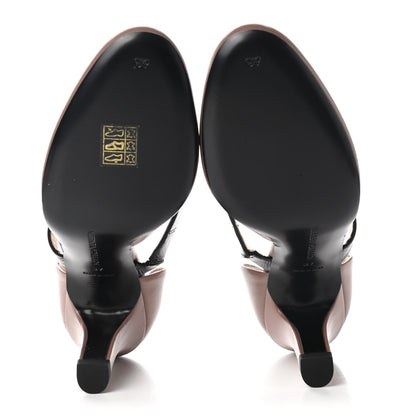 Bottega Veneta Nappa Bette Pumps 37 Pink Black 5 of 8