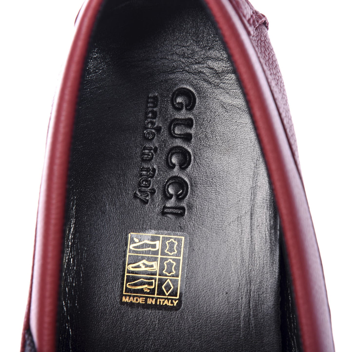 Calfskin Web Mens Driver Loafers 8 Red