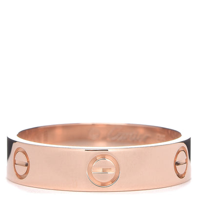 Cartier 18K Pink Gold 5.5mm LOVE Ring 65 11.25 1 of 4