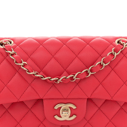 Chanel Caviar Quilted Small Double Flap Red 8 of 11