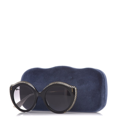 Gucci Crystal Cat Eye GG0214S Sunglasses Black 8 of 8