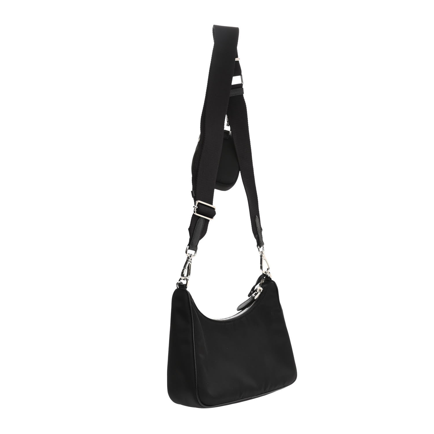 Prada Nylon Re-Edition 2005 Shoulder Bag Black 3 of 10