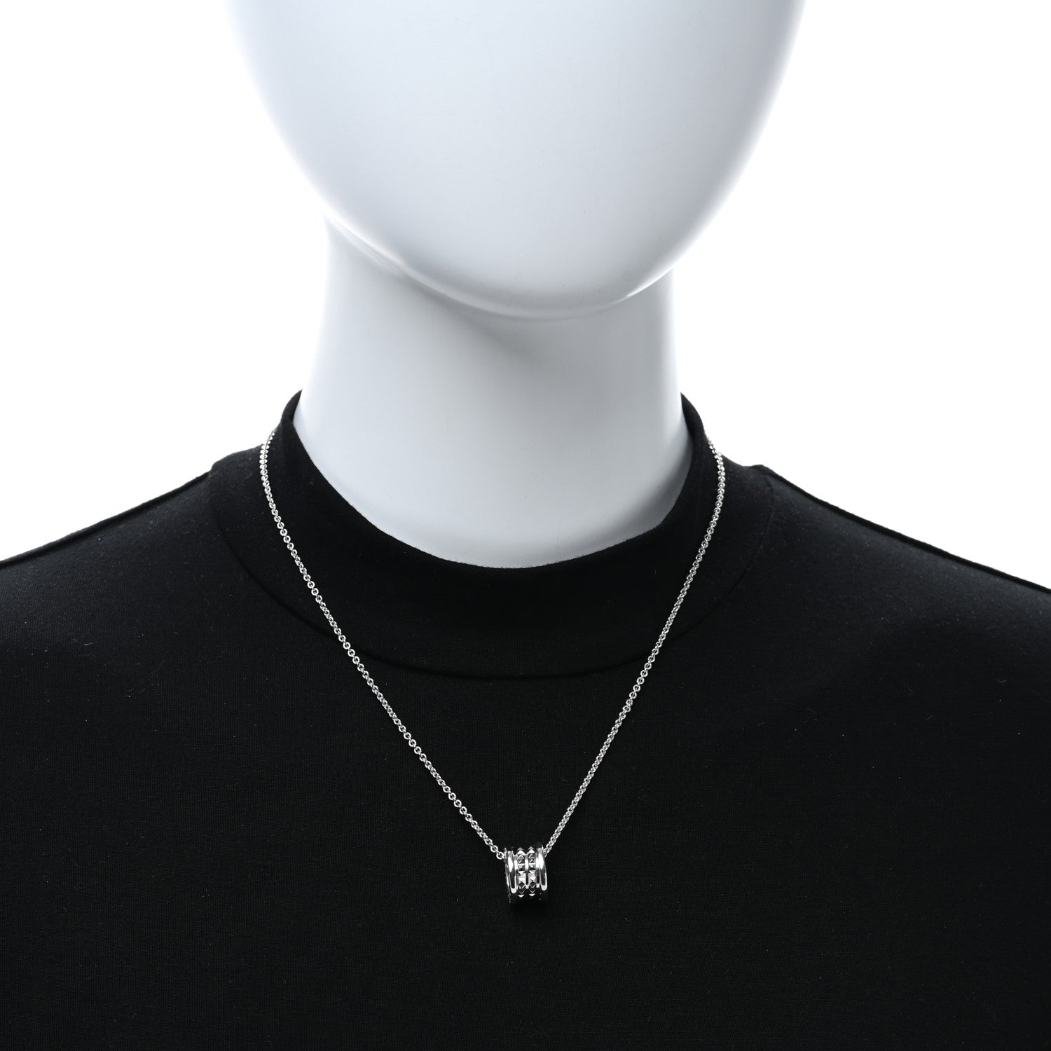 Bulgari Sterling Silver Save The Children Pendant Necklace 3 of 5