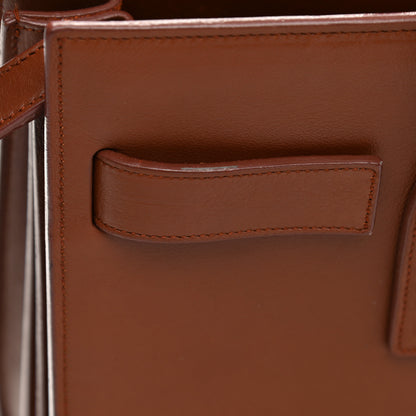 Saint Laurent Calfskin Small Sac de Jour Cognac 12 of 16