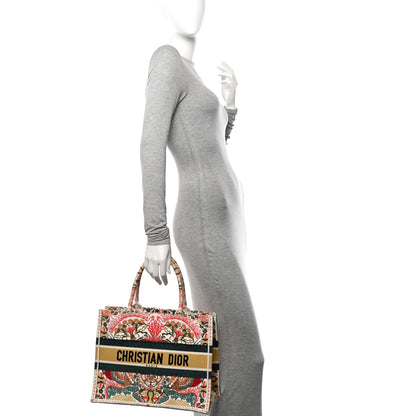 Christian Dior Canvas Embroidered Heart Lights Medium Book Tote Multicolor 2 of 10