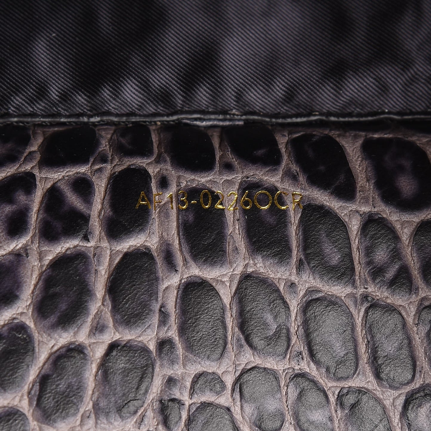 3.1 Calf Hair Calfskin Crocodile Embossed Mini Pashli Satchel Antique Grey Olive