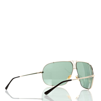 Saint Laurent Metal Aviator YSL2335 Sunglasses Green 4 of 7
