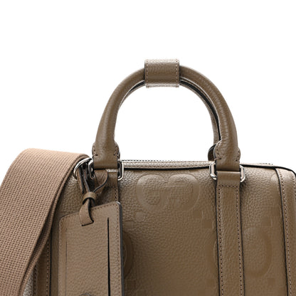 Gucci Piuma Calfskin Jumbo GG Embossed Mini Duffle Bag Good Taupe 8 of 13