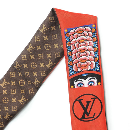 Louis Vuitton Silk Monogram Kabuki Stickers BB Bandeau Black 4 of 6
