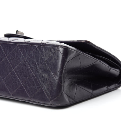Chanel Aged Calfskin Quilted 2.55 Reissue 227 Flap Dark Purple 7 of 12