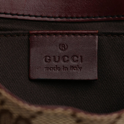 Gucci Monogram Studded Small Horsebit Clutch Bordeaux 6 of 10