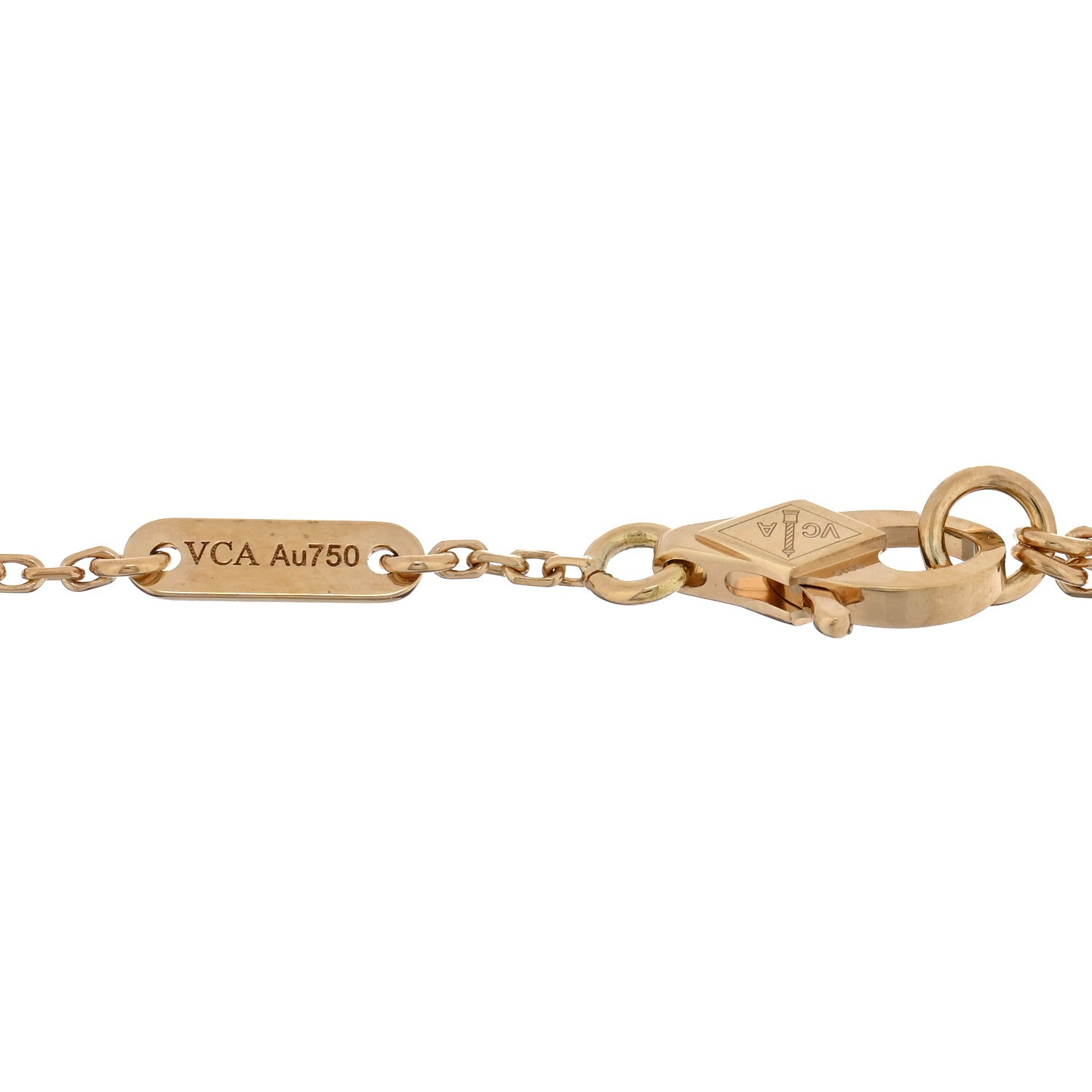 Van Cleef & Arpels 18K Yellow Gold Mother of Pearl Sweet Alhambra Bracelet 3 of 4