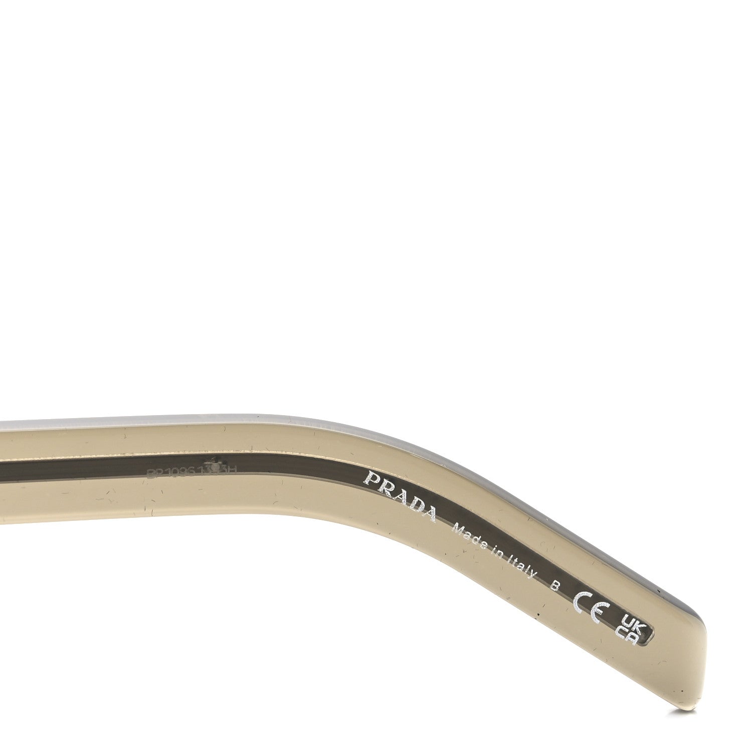 Prada Acetate Rectangular Sunglasses SPR B11 Grey 5 of 7