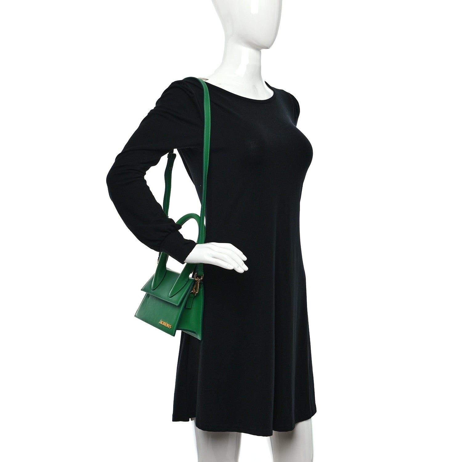 Jacquemus Smooth Calfskin Le Chiquito Moyen Green 3 of 9
