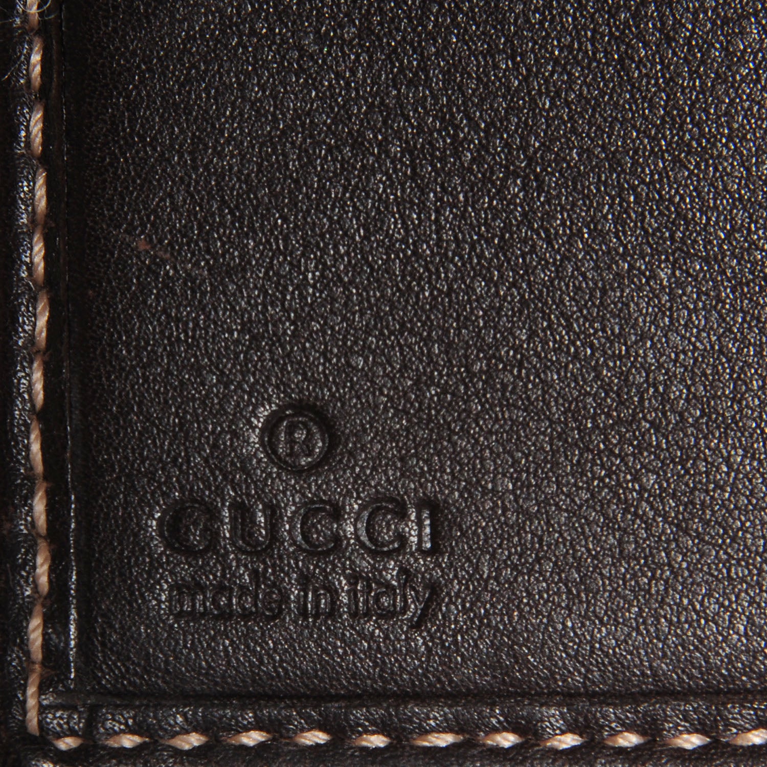 Gucci Crystal Monogram Hysteria French Wallet Dark Brown 7 of 8