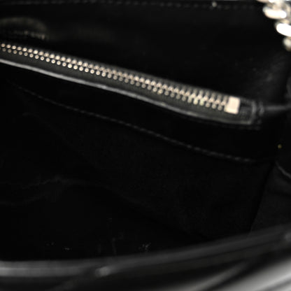 Saint Laurent Calfskin Y Quilted Monogram Medium Loulou Chain Satchel Black 11 of 12