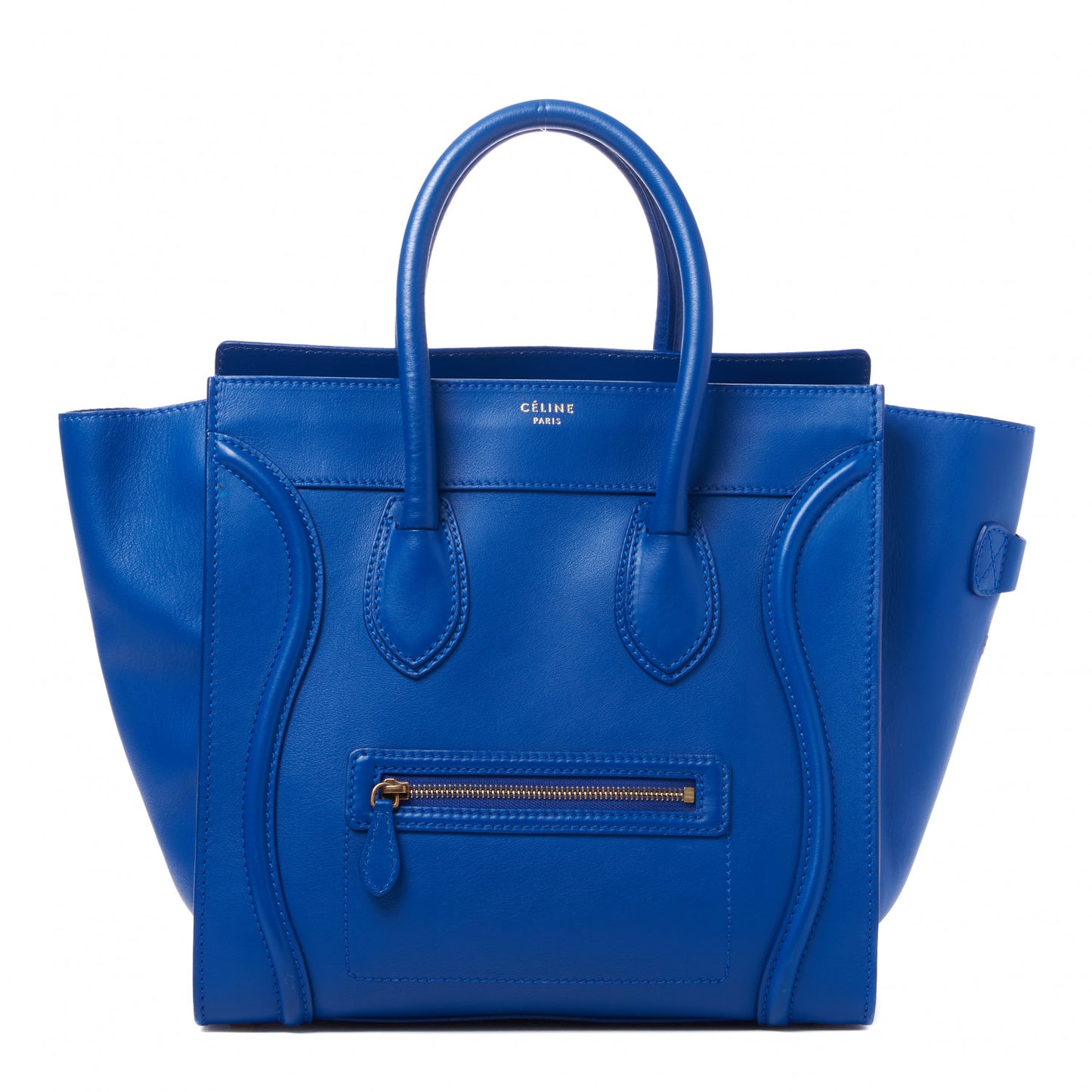 Smooth Calfskin Mini Luggage Royal Blue
