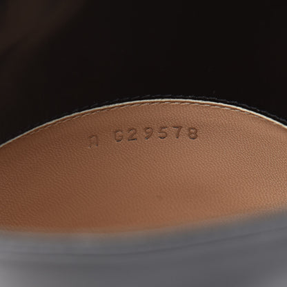 Chanel Glazed Calfskin CC High Boots 38.5 Black 7 of 7