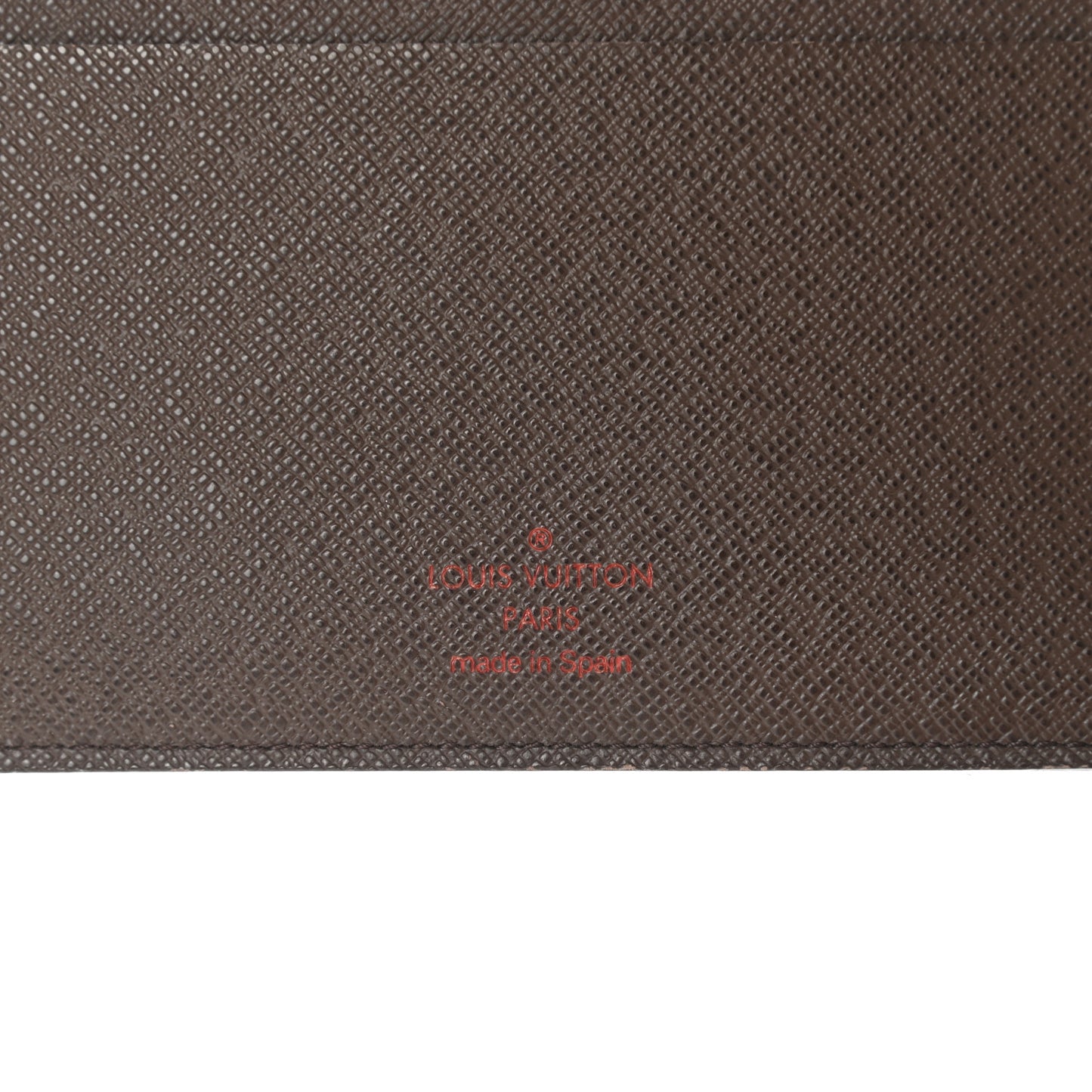 Damier Ebene Desk Agenda Cover