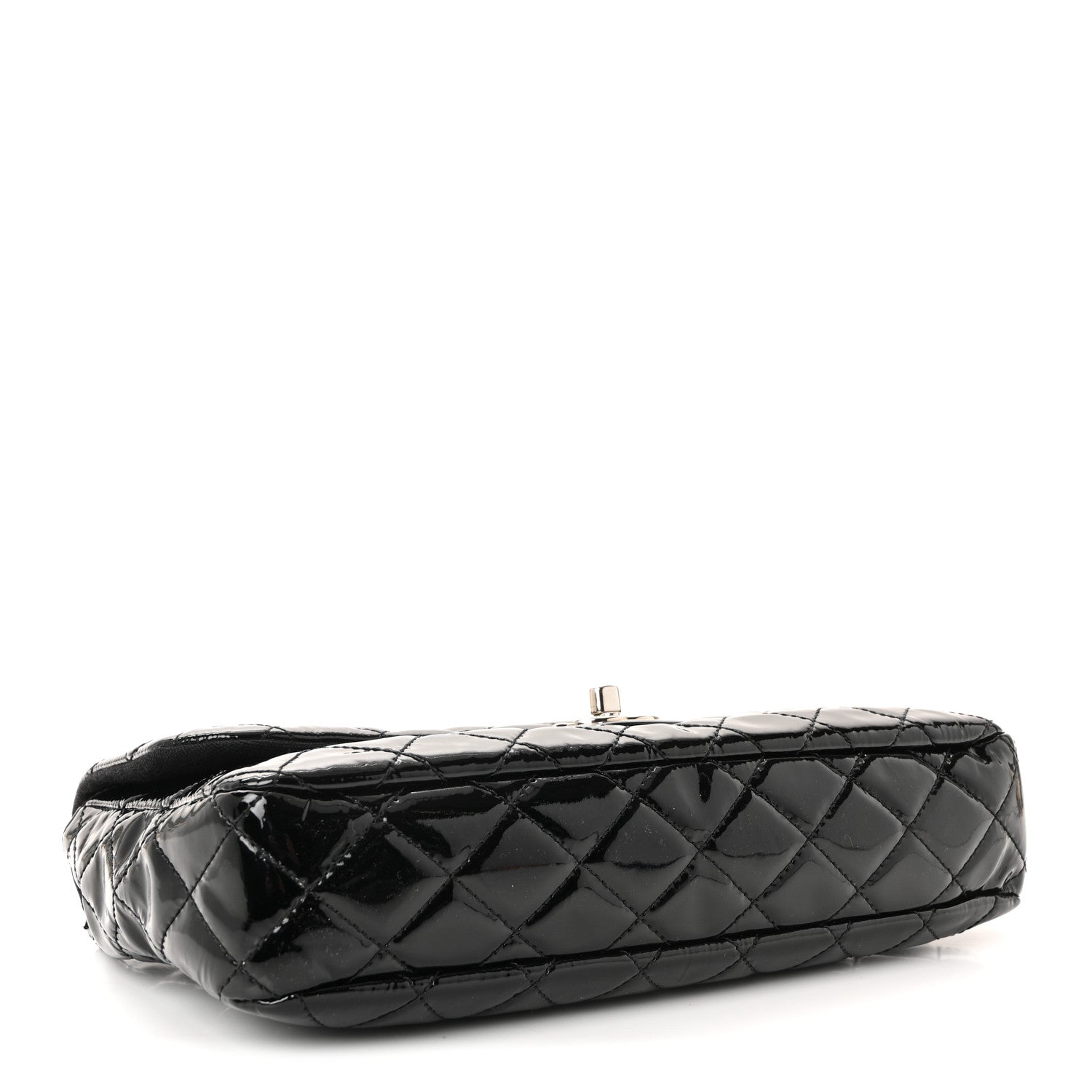 Chanel Patent Quilted Medium Single Flap Black 4 of 10
