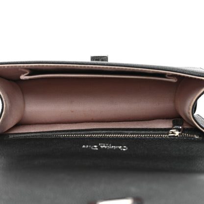 Christian Dior Grained Calfskin Small Diorama Flap Bag Black 5 of 10