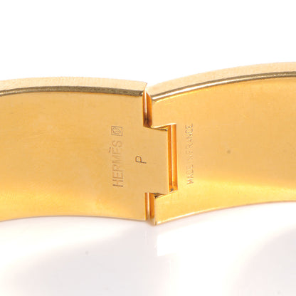 Hermes Enamel Wide Clic Clac H Bracelet PM White 4 of 4