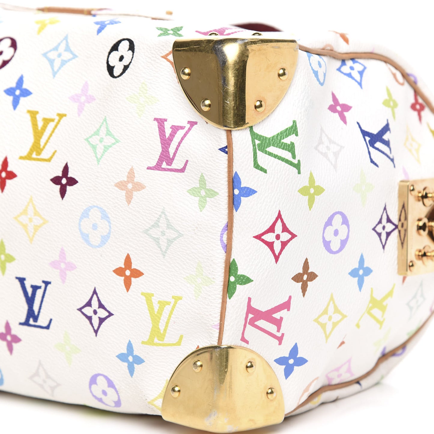 Monogram Multicolor Speedy 30 White