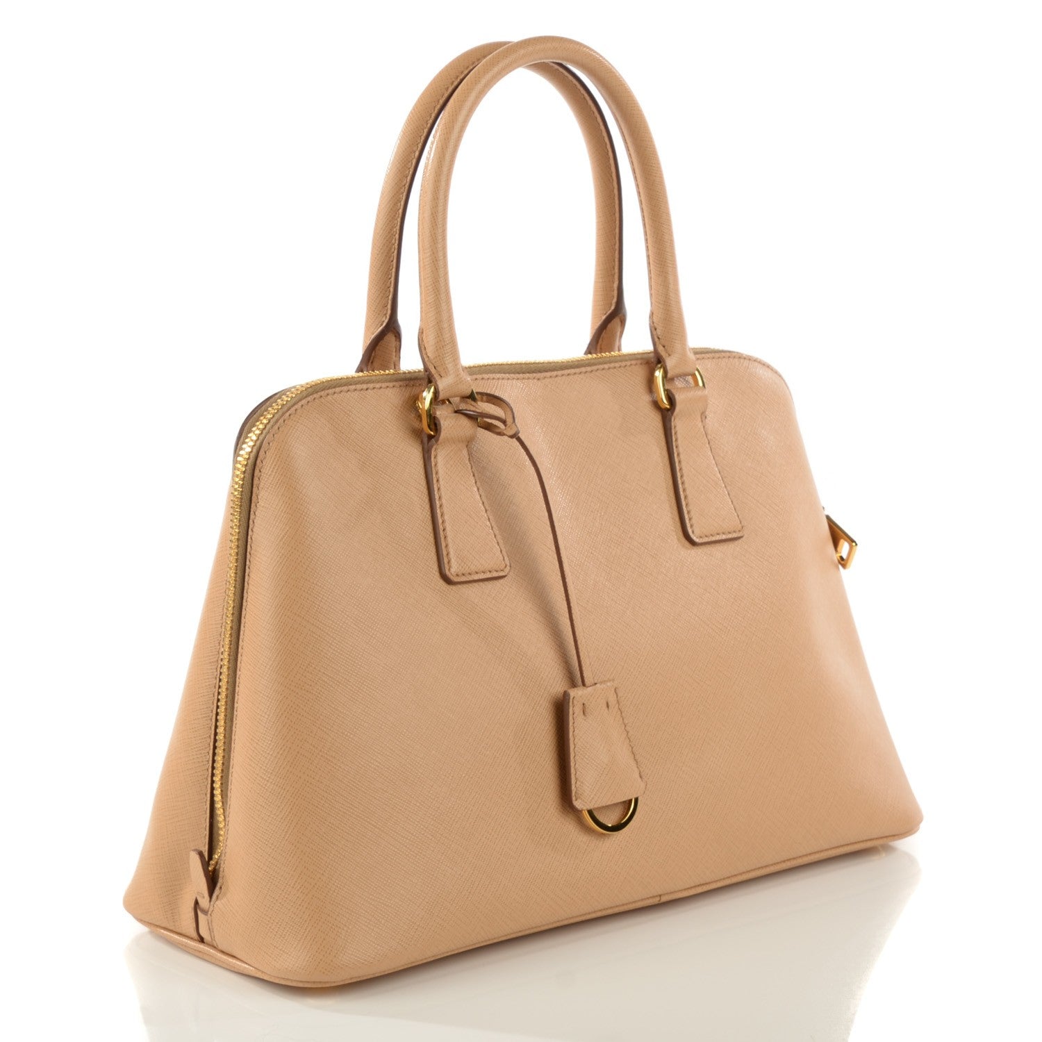 Prada Saffiano Lux Medium Promenade Tote Noisette 3 of 8