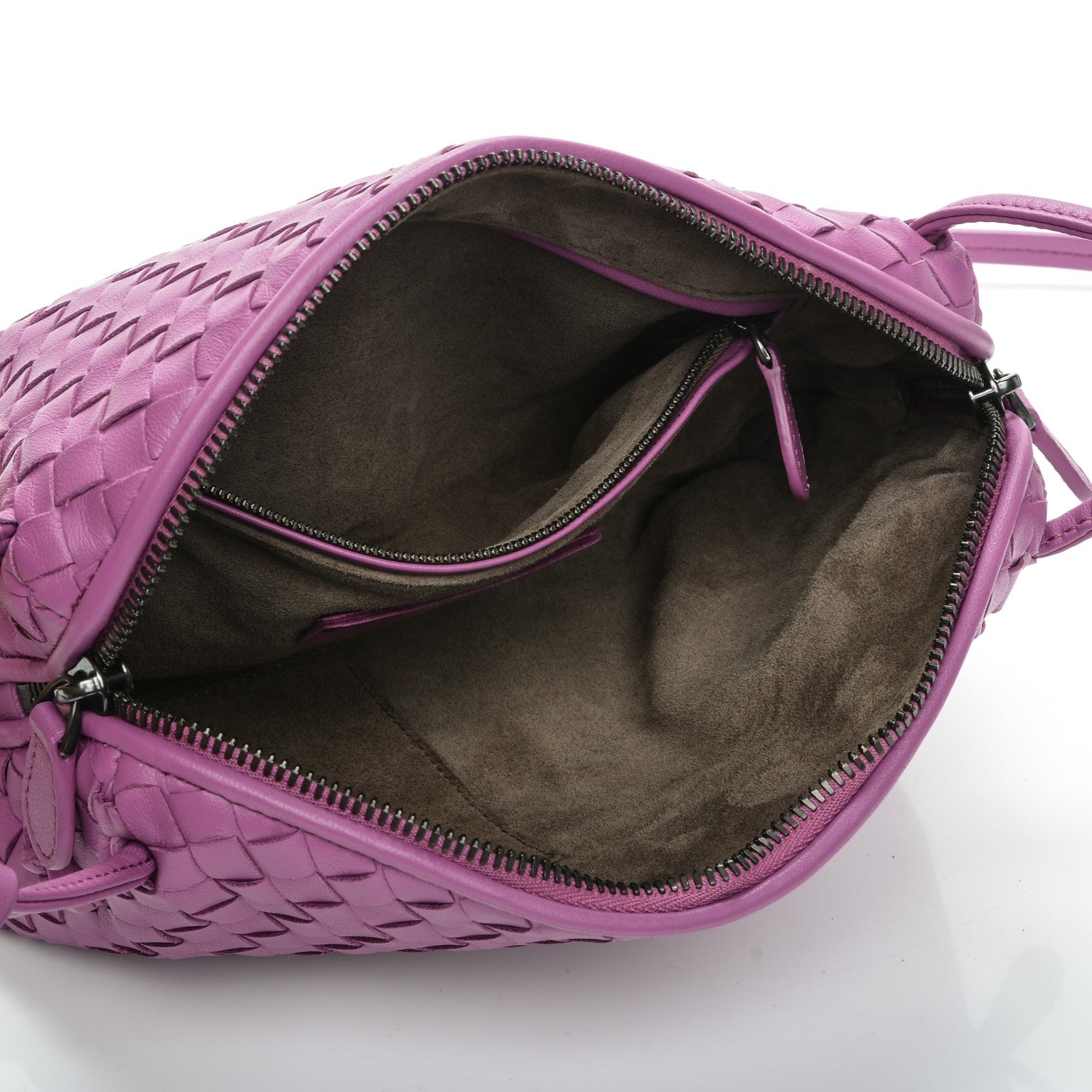 Bottega Veneta Nappa Intrecciato Pillow Crossbody Messenger Peony 6 of 7