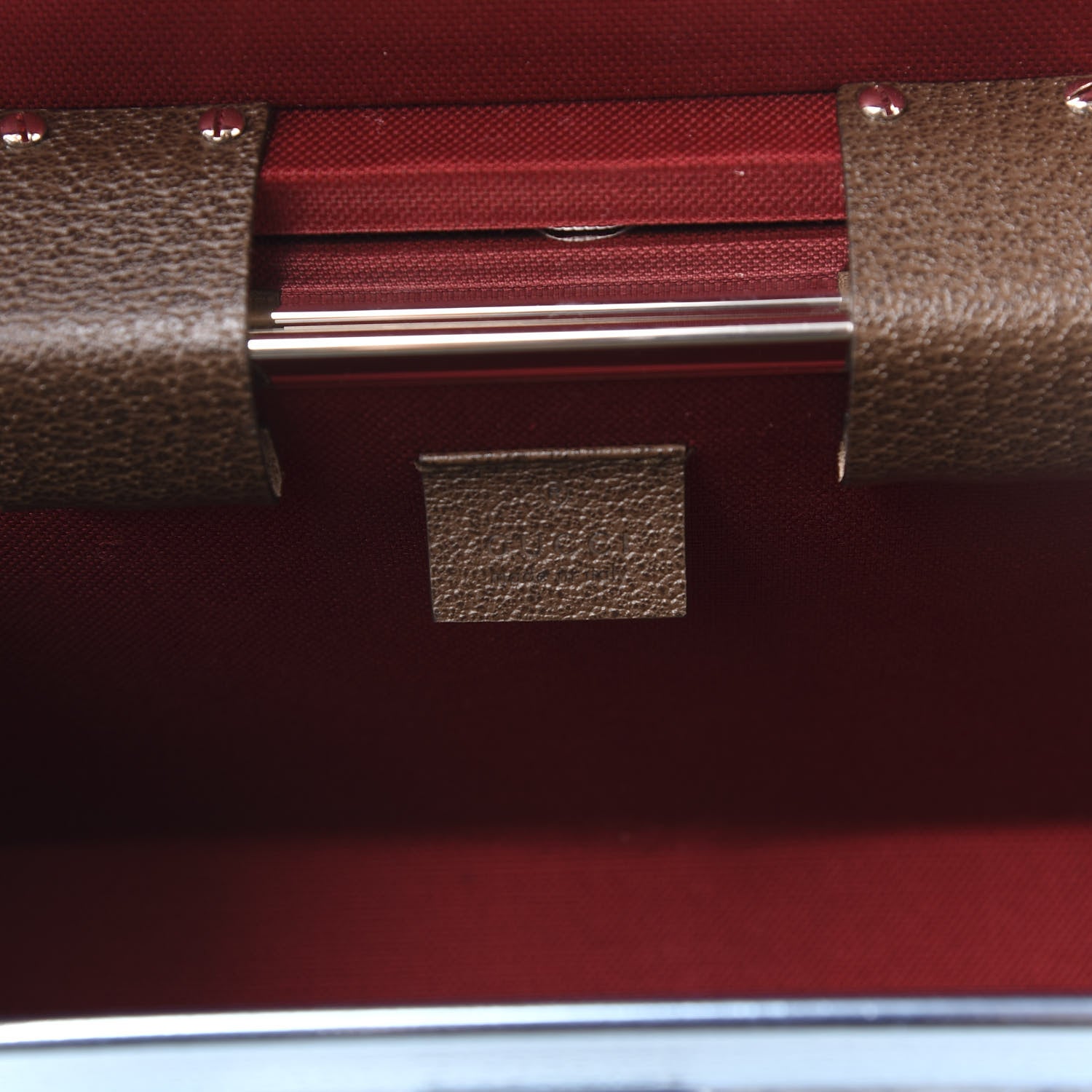 Gucci GG Supreme Monogram Globe-Trotter Beauty Case Brown 5 of 9