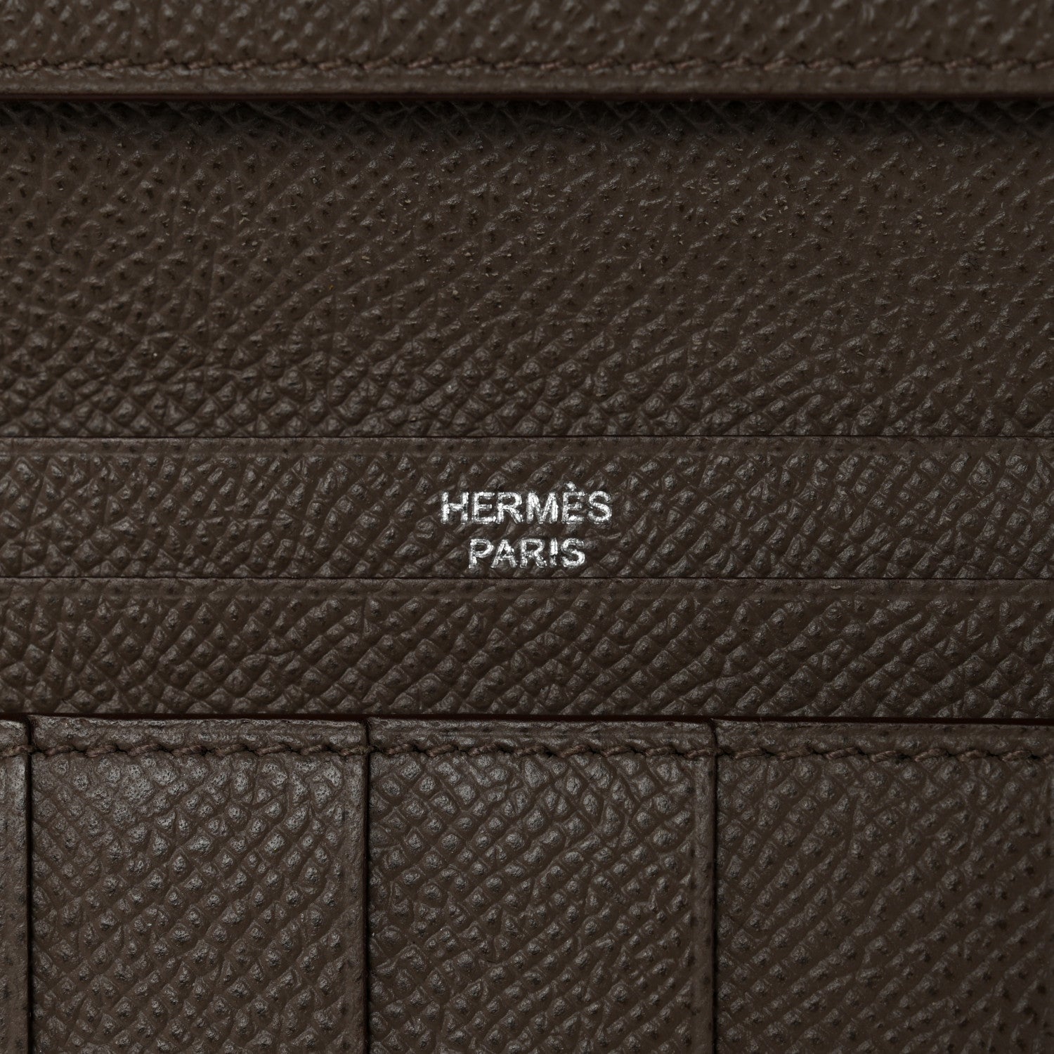 Hermes Epsom Bearn Gusset Wallet Etain 8 of 11