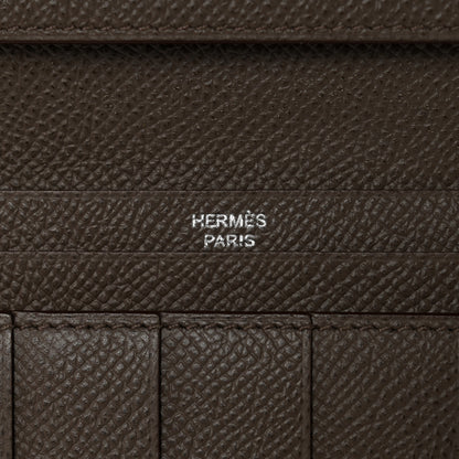 Hermes Epsom Bearn Gusset Wallet Etain 8 of 11