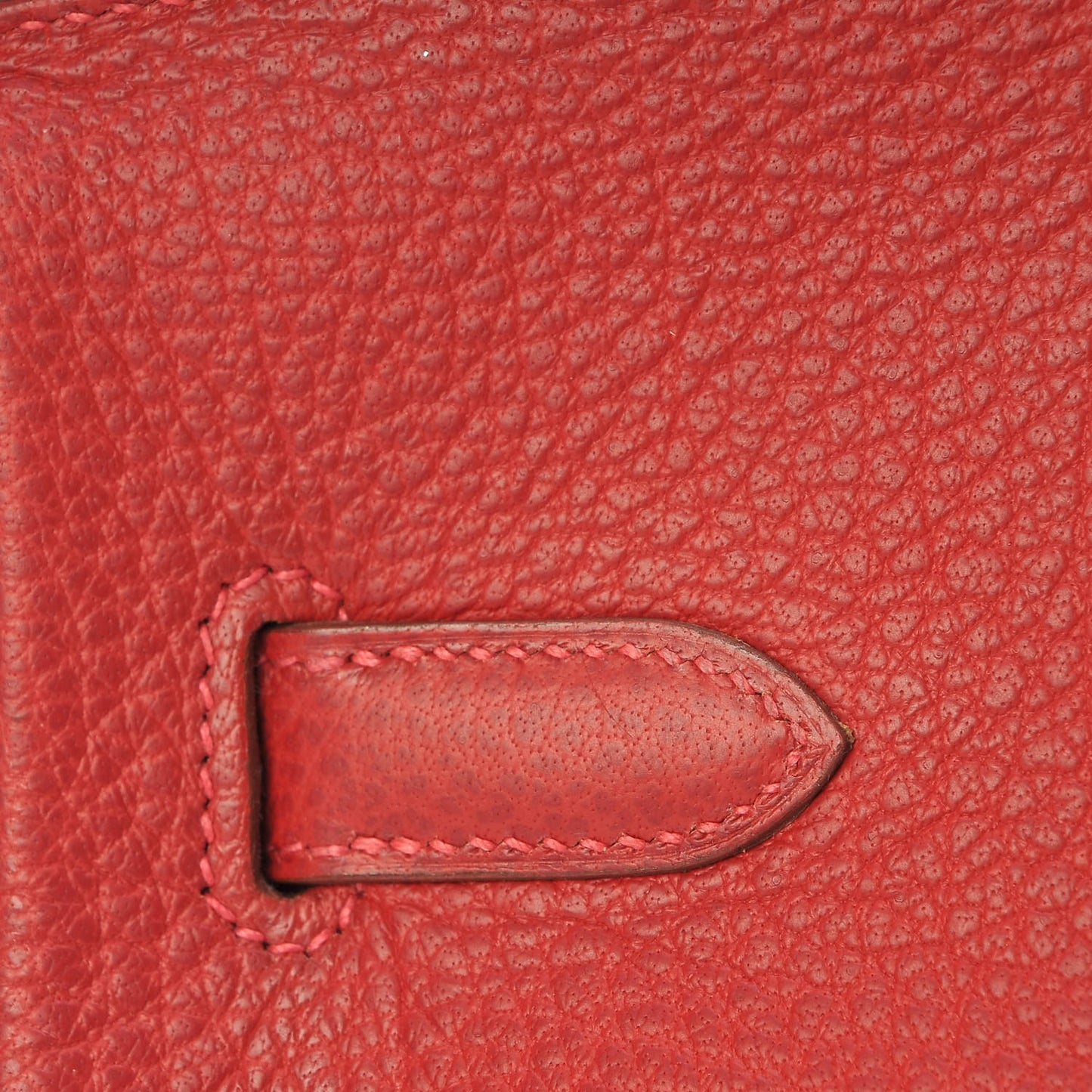 Buffle Skipper Birkin 35 Rouge Vif
