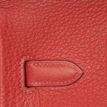 Hermes Buffle Skipper Birkin 35 Rouge Vif 29 of 40