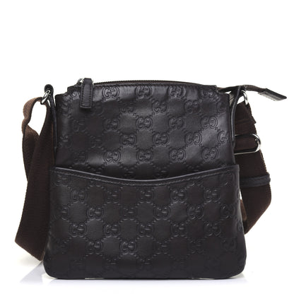 Gucci Guccissima Mini Messenger Bag Dark Brown 3 of 16