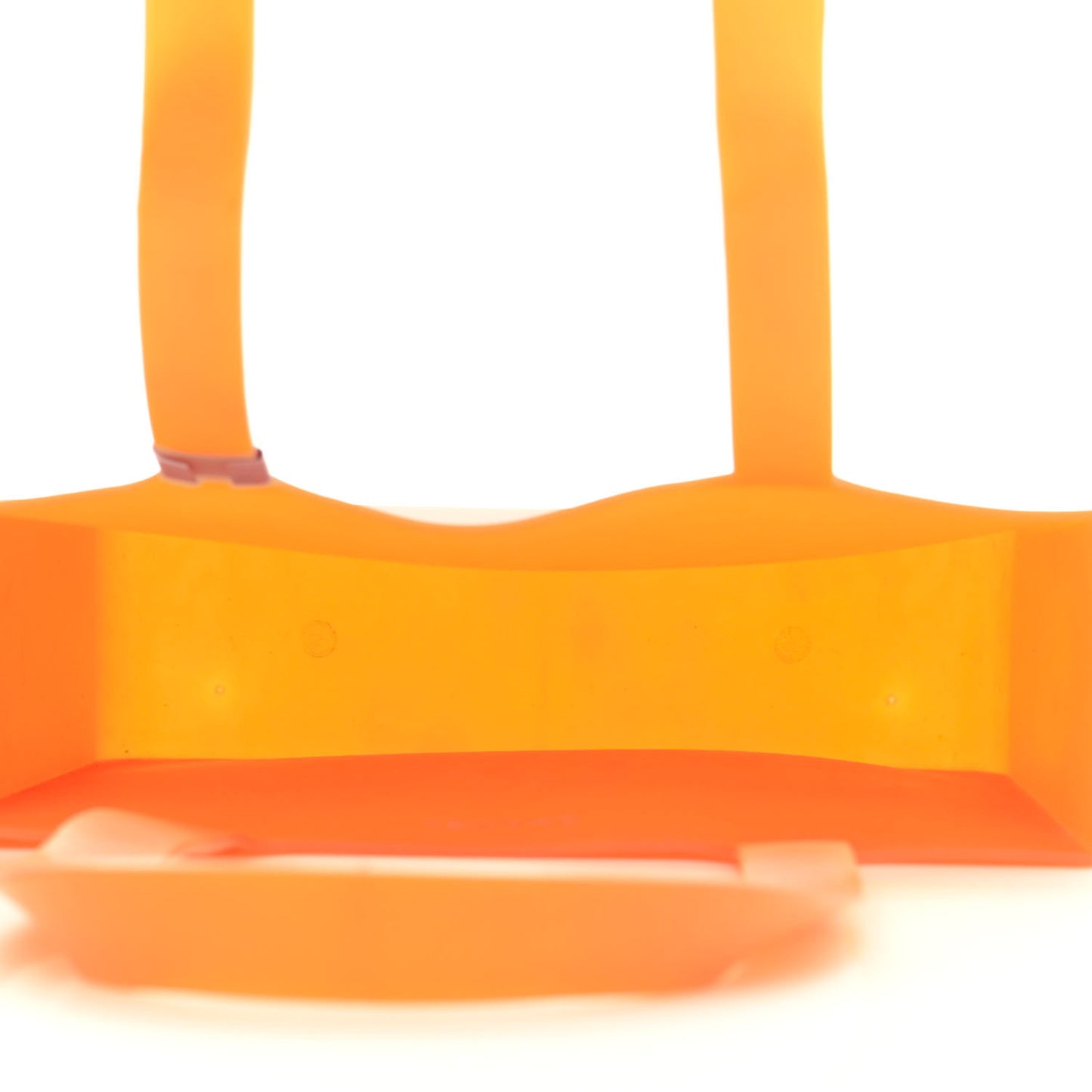 Jelly Rubber Tote Orange