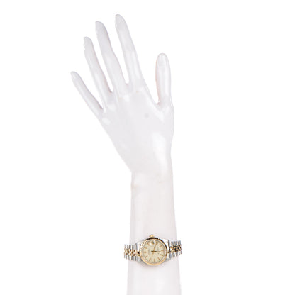 Rolex Stainless Steel 18K Yellow Gold 31mm Oyster Perpetual Datejust Watch White Jubilee 68273 2 of 6
