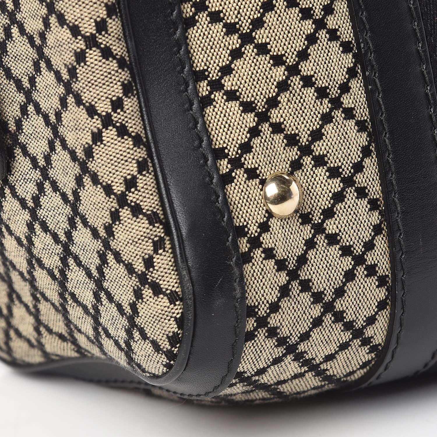 Gucci Diamante Vintage Web Small Boston Black 10 of 13