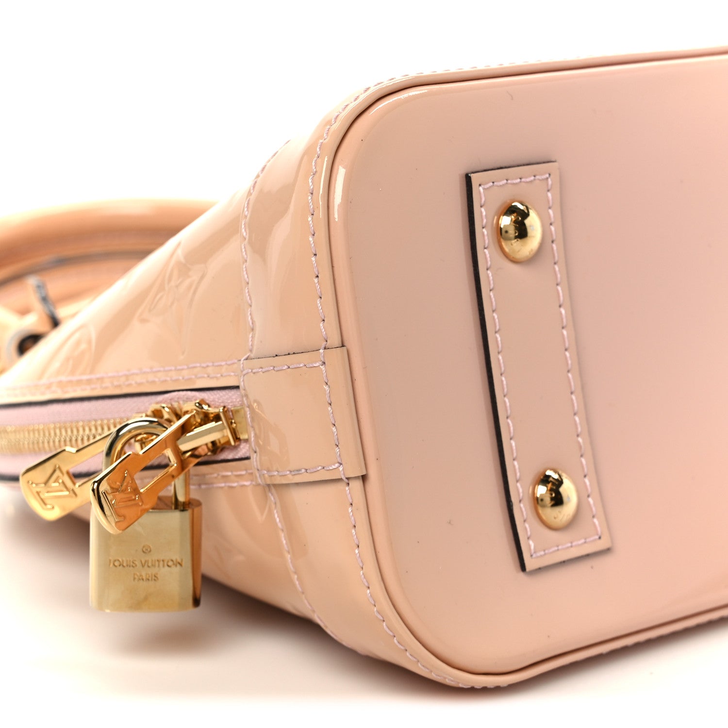 Louis Vuitton Vernis Alma BB Rose Angelique 9 of 10
