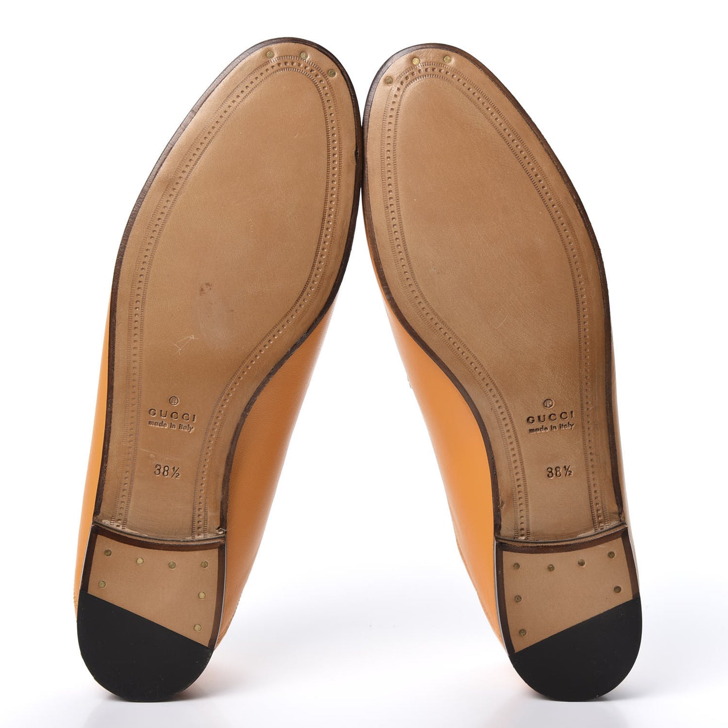 Lambskin Womens Brixton Horsebit Loafers 38.5 Crystal Copper
