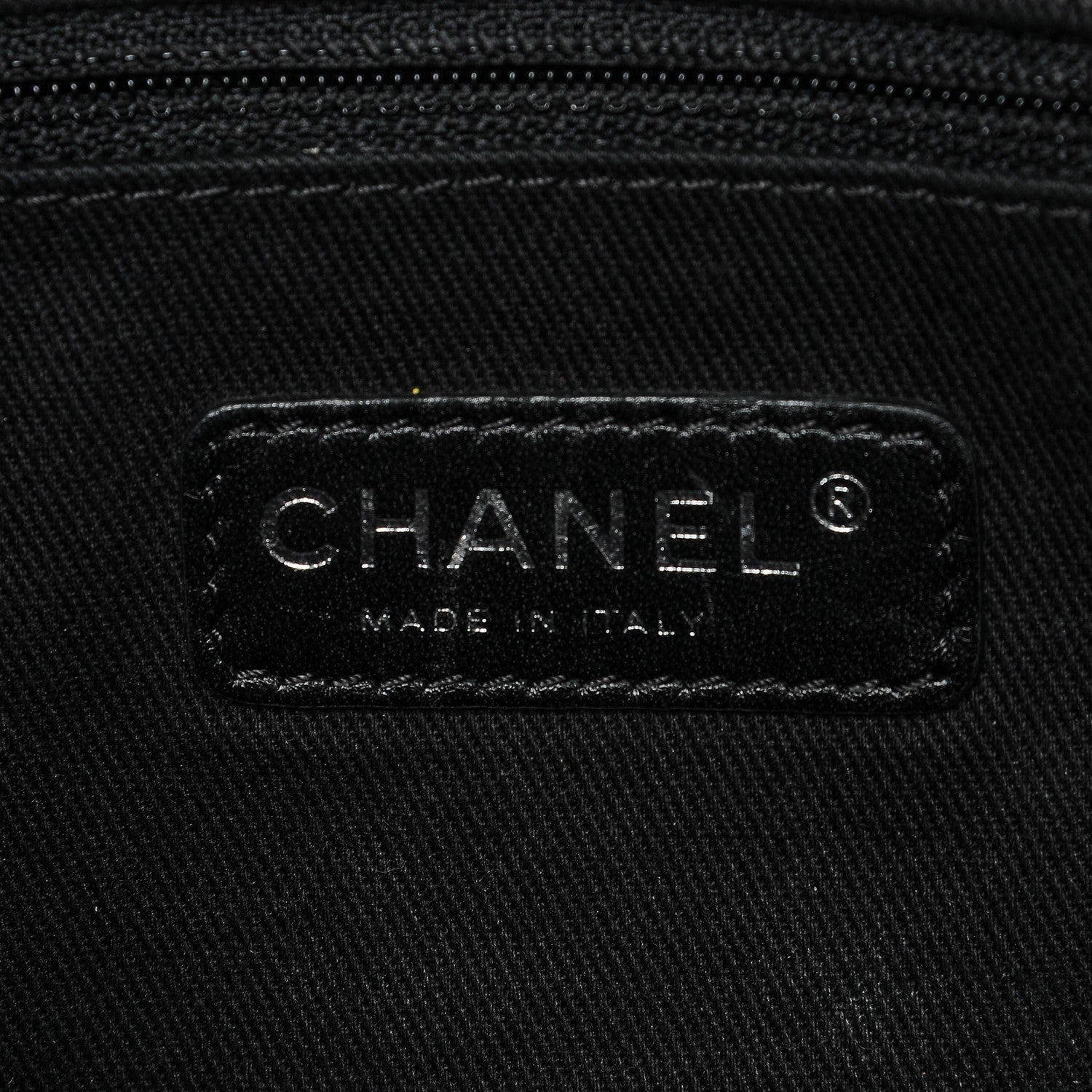 Chanel Canvas Small Deauville Tote Grey 6 of 7